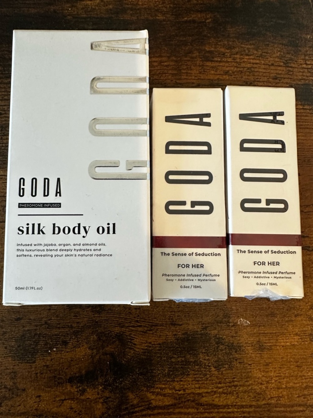 Goda Silk Body Oil & Perfume Set